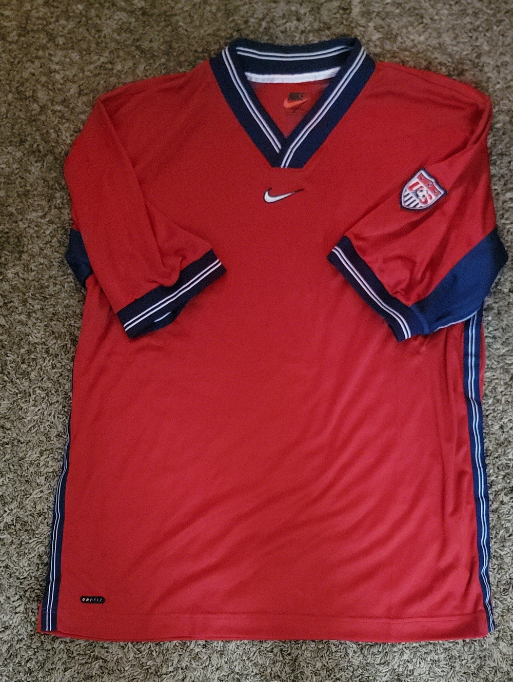 Nike Vintage 1998 USA National Team Soccer Jersey Training Kit 90s USMNT XLarge